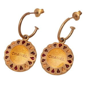 CHANEL Vintage Gold Earrings